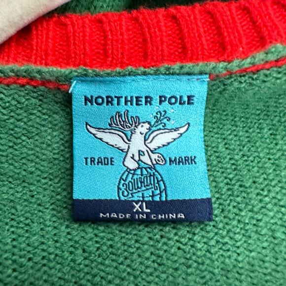 Norther Pole Womens Ugly Christmas Sweater Size XL Dachshund Through The Snow - Picture 3 of 7